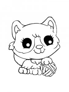 Cute Cat coloring page 27 - Free printable