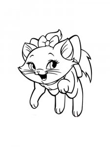 Marie Cat coloring page 10 - Free printable
