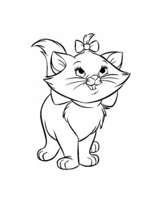 Marie Cat coloring page 20 - Free printable