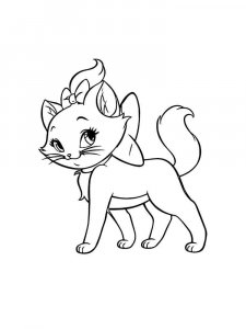 Marie Cat coloring page 21 - Free printable