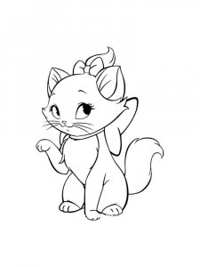 Marie Cat coloring page 3 - Free printable