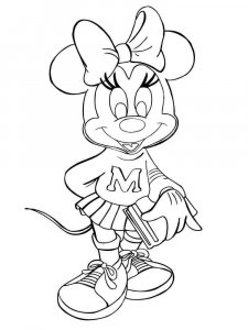 Minnie Mouse coloring page 11 - Free printable