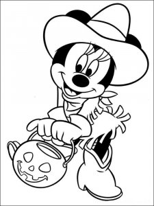 Minnie Mouse coloring page 15 - Free printable