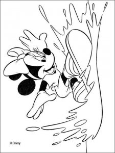 Minnie Mouse coloring page 20 - Free printable