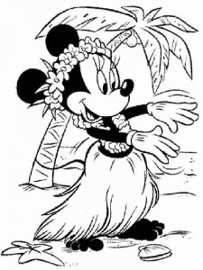 Minnie Mouse coloring page 6 - Free printable