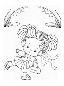 Doll coloring page 17 - Free printable