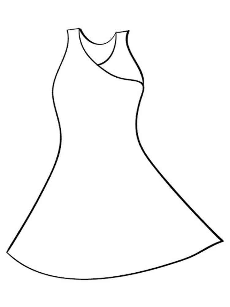 Russian Dress - Free Colouring Pages