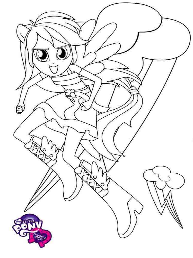 my little pony equestria girls coloring pages 16