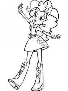 Coloring Pinkie Pie Equestria Girls