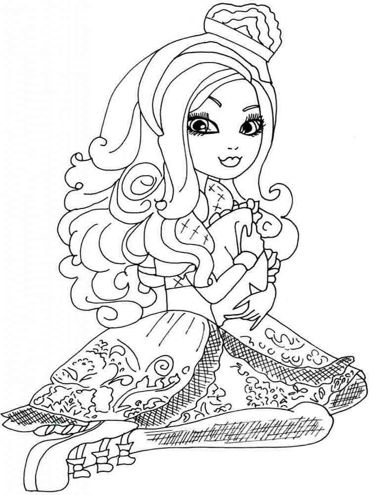 baby ever after high coloring pages - photo #22