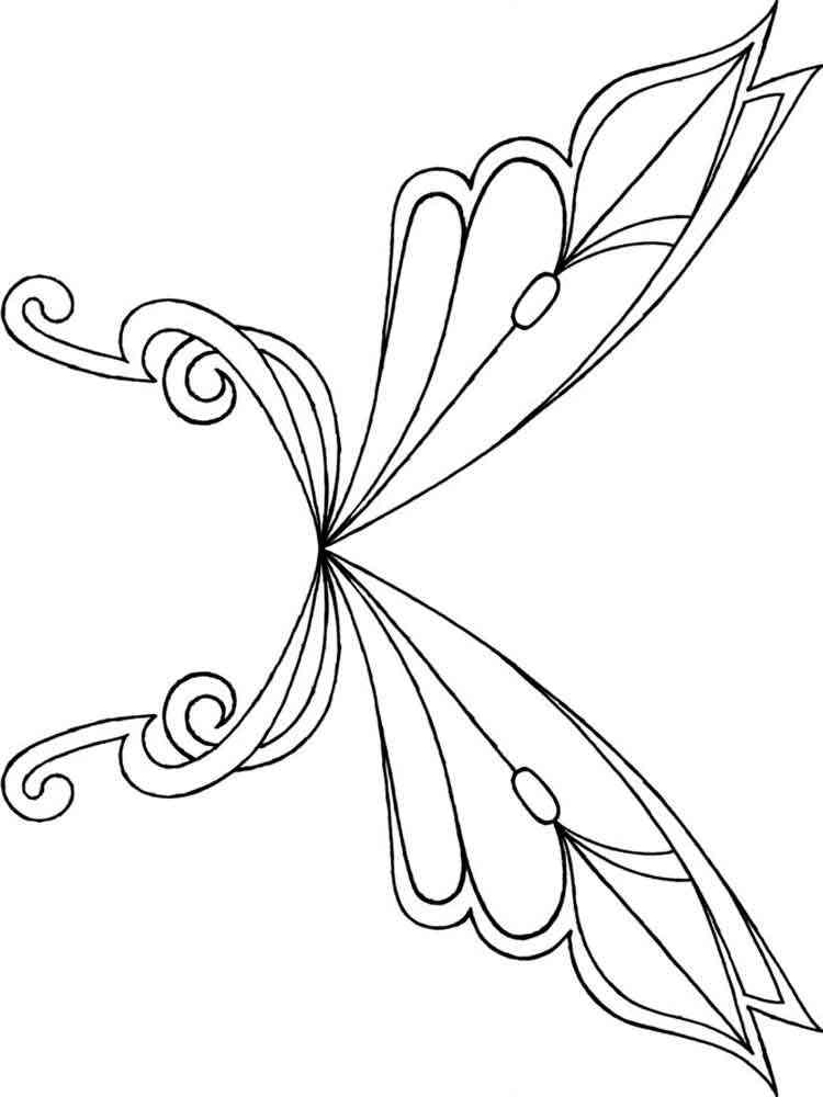 Fairy Wings Coloring Pages