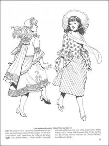 Historical Fashion coloring page 12 - Free printable