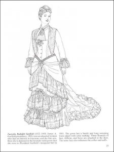 Historical Fashion coloring page 6 - Free printable