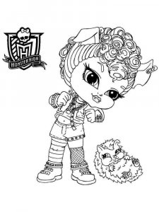 Howleen Wolf coloring page 1 - Free printable