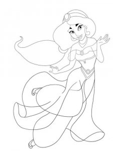 Jasmine coloring page 22 - Free printable