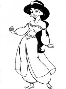 Jasmine coloring page 36 - Free printable
