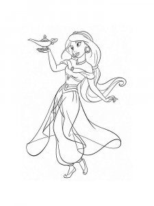 Jasmine coloring page 50 - Free printable
