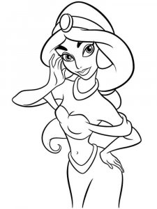 Jasmine coloring page 31 - Free printable