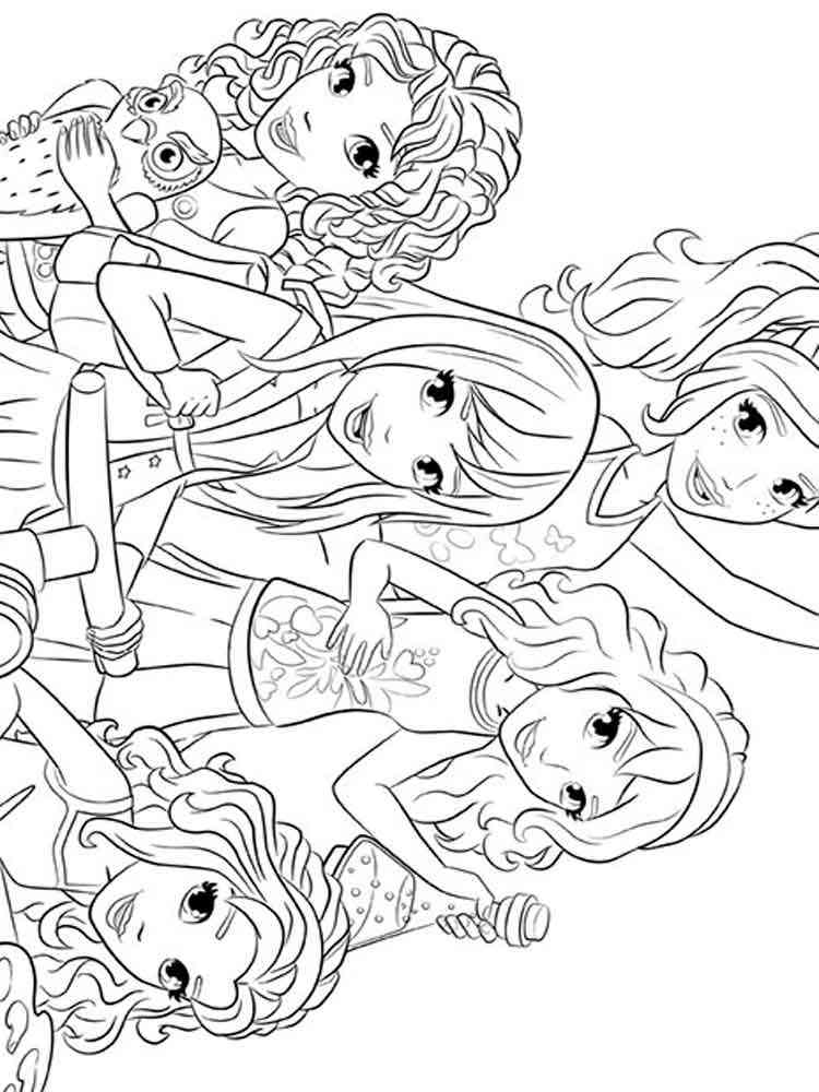 Lego Friends coloring pages. Free Printable Lego Friends ...
