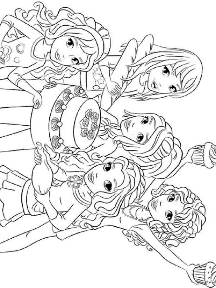 Lego Friends coloring pages. Free Printable Lego Friends coloring pages.