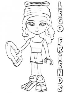 Lego Friends coloring page 10 - Free printable