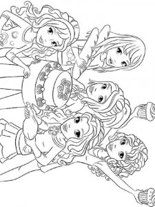 Lego Friends coloring page 5 - Free printable