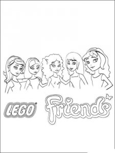 Lego Friends coloring page 7 - Free printable