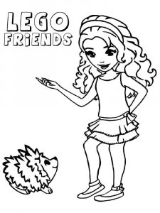 Lego Friends coloring page 9 - Free printable