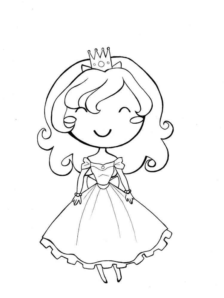 coloring princess sweet printable dibujo sixteen princesse recommended