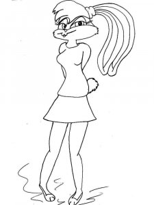 Lola Bunny coloring page 11 - Free printable