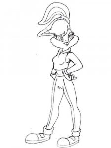 Lola Bunny coloring page 4 - Free printable