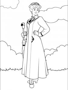 Mary Poppins coloring page 21 - Free printable