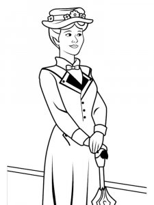 Mary Poppins coloring page 22 - Free printable