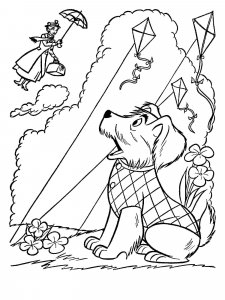Mary Poppins coloring page 24 - Free printable
