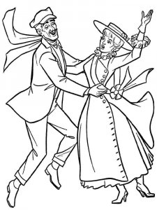 Mary Poppins coloring page 13 - Free printable