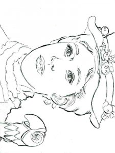 Mary Poppins coloring page 5 - Free printable