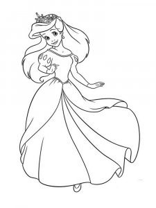The Little Mermaid coloring page 12 - Free printable