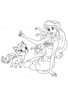 The Little Mermaid coloring page 15 - Free printable