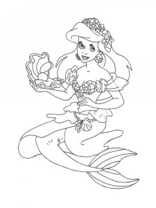The Little Mermaid coloring page 18 - Free printable