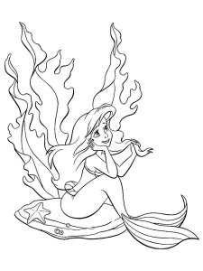 The Little Mermaid coloring page 23 - Free printable