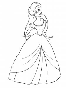The Little Mermaid coloring page 7 - Free printable