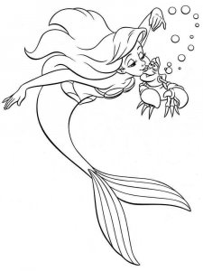 The Little Mermaid coloring page 71 - Free printable
