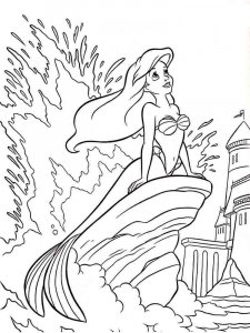 The Little Mermaid coloring page 90 - Free printable