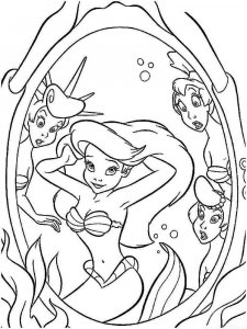 The Little Mermaid coloring page 93 - Free printable
