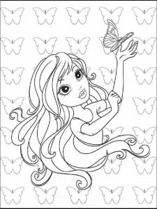 Moxie coloring page 1 - Free printable