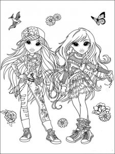 Moxie coloring page 2 - Free printable