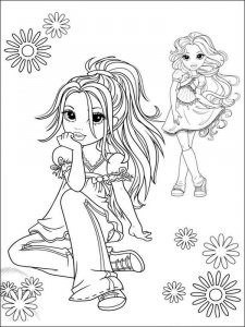 Moxie coloring page 3 - Free printable