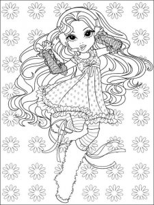 Moxie coloring page 4 - Free printable