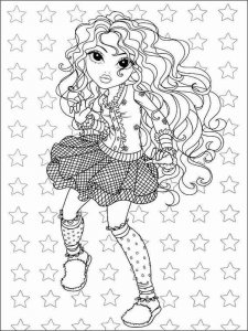 Moxie coloring page 7 - Free printable