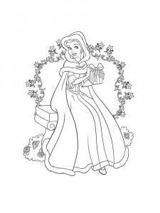 Princess Belle coloring page 39 - Free printable